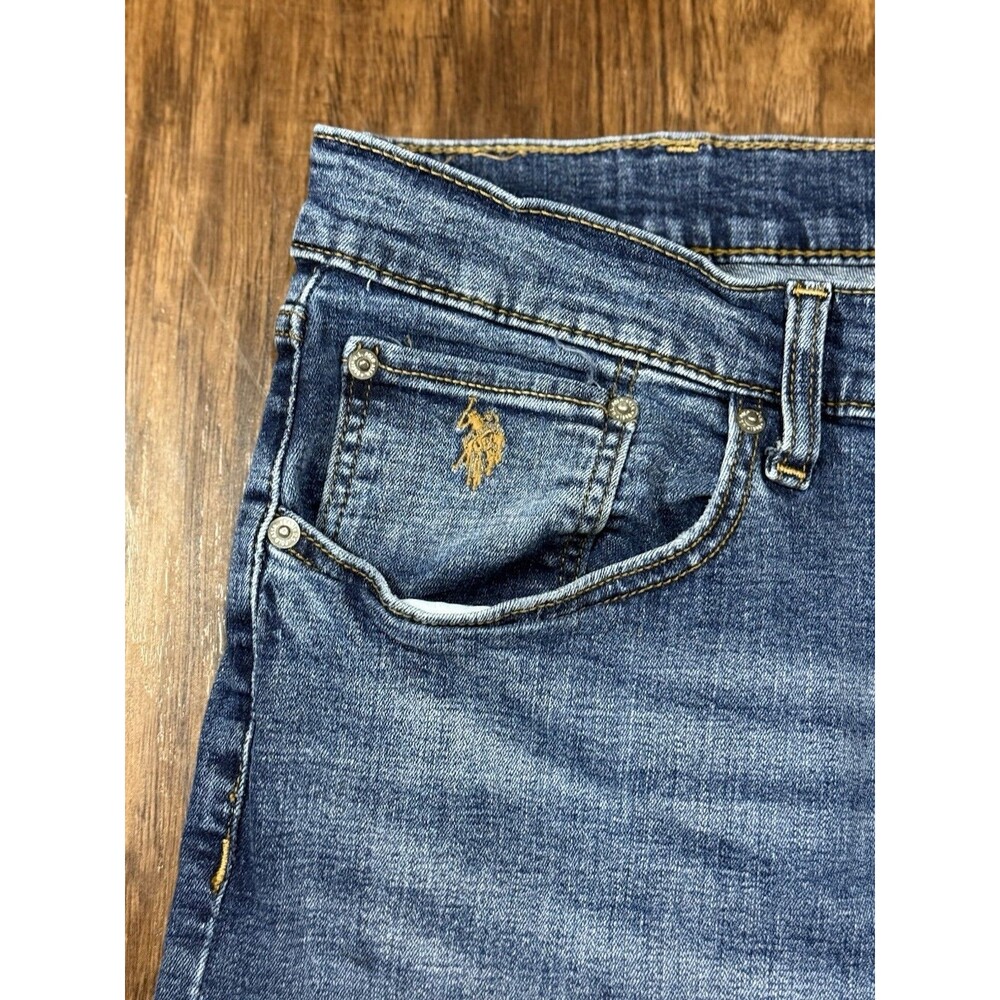 Hollister Women's 11R W30 L33 Low Rise Jean Bootcut Advanced Stretch Blue Denim